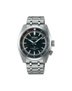 Seiko Prospex Speedtimer SPB515J1 herreklokke på 39,5 mm i stål med sort skive. 200 meter vanntett.