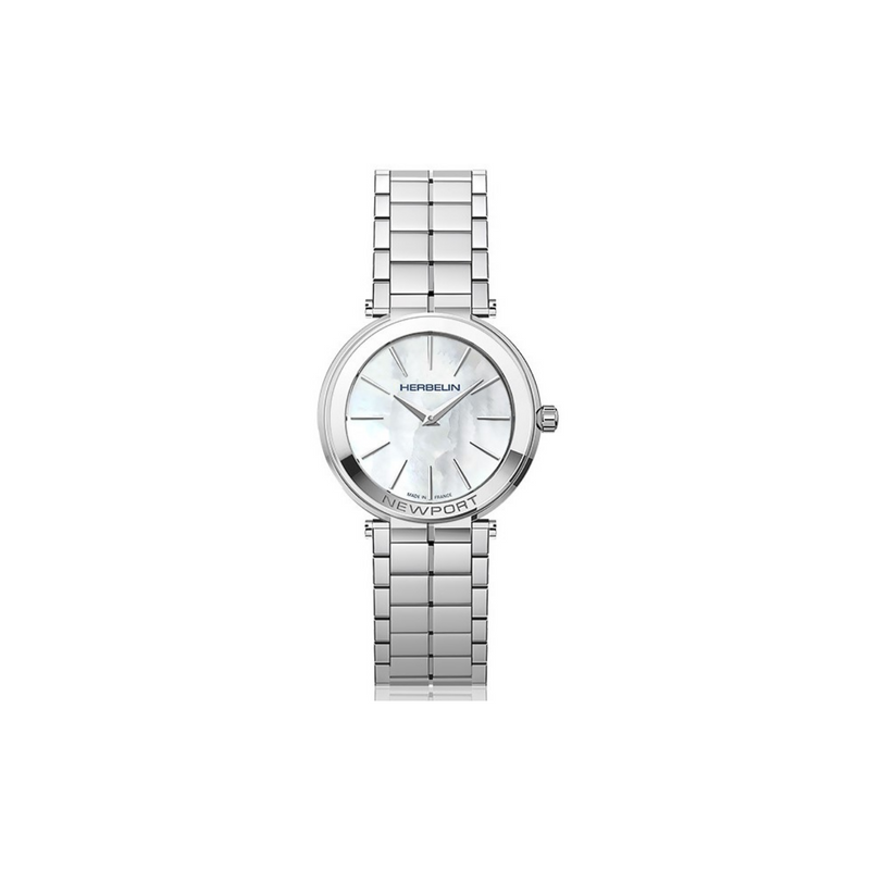 Herbelin Newport Slim Quartz 32 mm - 16922/B19 - Urmakerlarsen.no