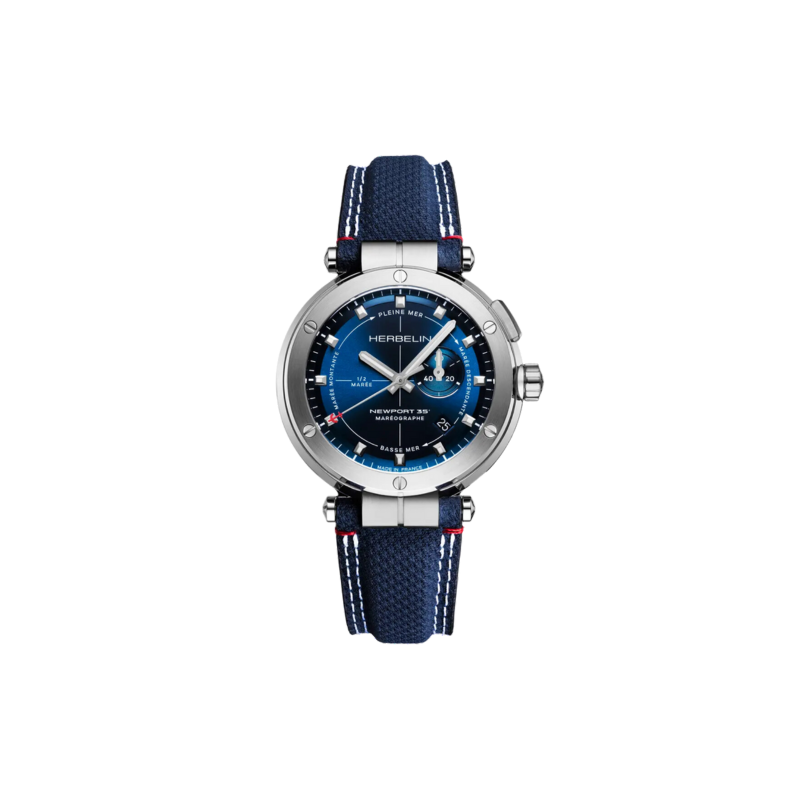 Herbelin Newport Mareograph 35th Anniversity Quartz 43 mm - 24688A15 - Urmakerlarsen.no Herbelin Newport Mareograph 35th Anniversity Quartz 43 mm - 24688A15 - Urmakerlarsen.no
