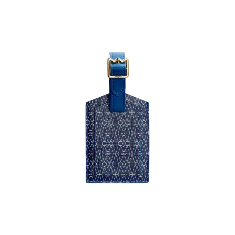 WOLF Signature Luggage Tag - Blue - 776724 - Urmakerlarsen.no WOLF Signature Luggage Tag - Blue - 776724 - Urmakerlarsen.no