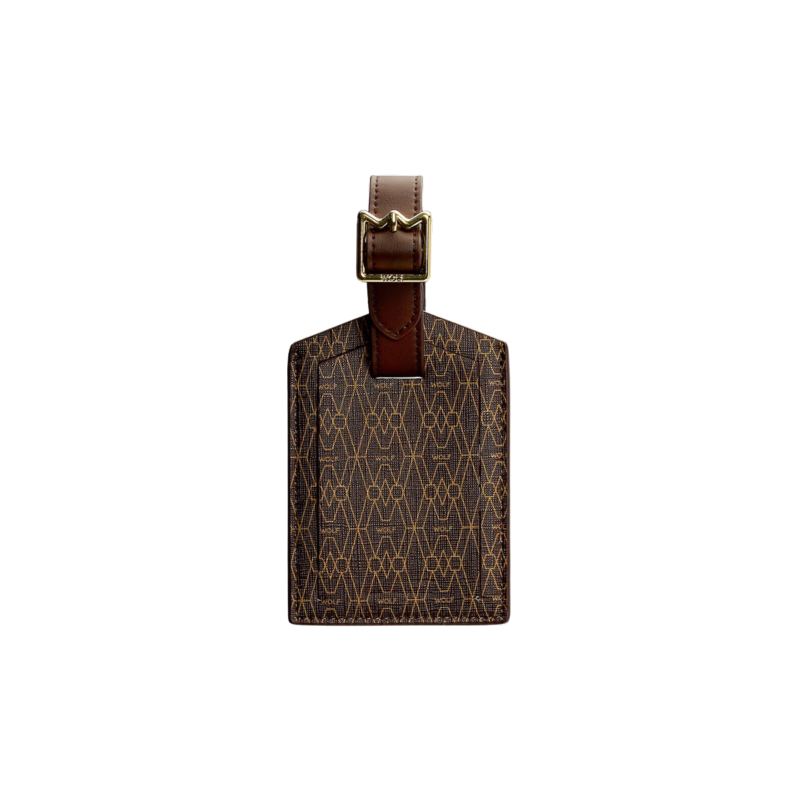 WOLF Signature Luggage Tag - Brown - 776733 - Urmakerlarsen.no WOLF Signature Luggage Tag - Brown - 776733 - Urmakerlarsen.no