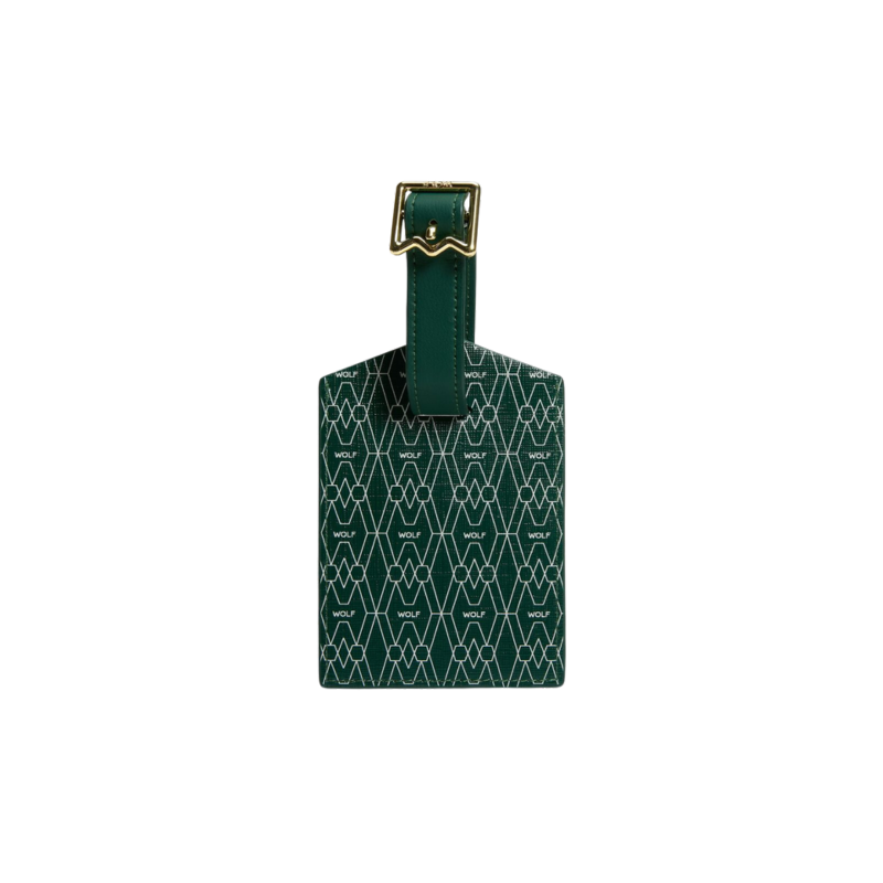 WOLF Signature Luggage Tag - Green - 776730 - Urmakerlarsen.no WOLF Signature Luggage Tag - Green - 776730 - Urmakerlarsen.no