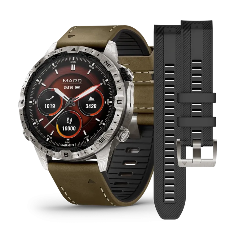 Garmin MARQ Adventurer (gen 2) Damascus steel edition - 010-03393-31- urmakerlarsen.no Garmin MARQ Adventurer (gen 2) Damascus steel edition - 010-03393-31- urmakerlarsen.no