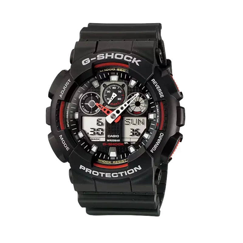 Casio G-Shock GA-100-1A4ER - urmakerlarsen.no Casio G-Shock GA-100-1A4ER - urmakerlarsen.no