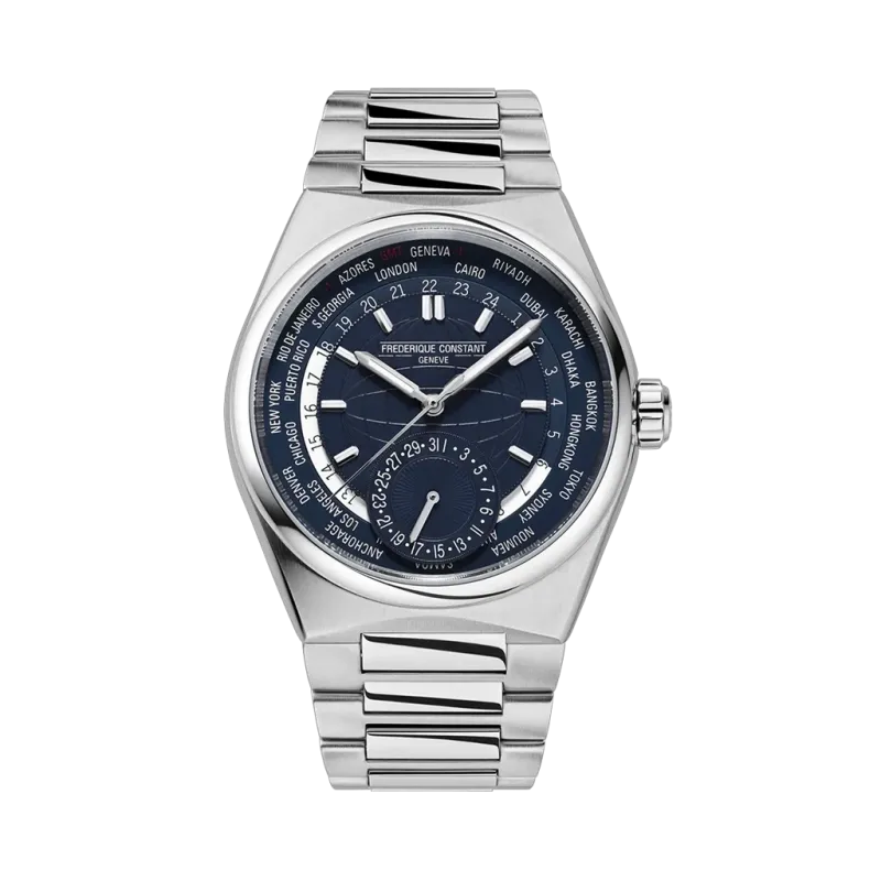 Frederique Constant Highlife Worldtimer Manufacture - FC-718N4NH6B - urmakerlarsen.no Frederique Constant Highlife Worldtimer Manufacture - FC-718N4NH6B - urmakerlarsen.no