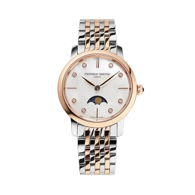 Frederique Constant Slimline Moonphase - FC-206MPWD1S2B - urmakerlarsen.no Frederique Constant Slimline Moonphase - FC-206MPWD1S2B - urmakerlarsen.no