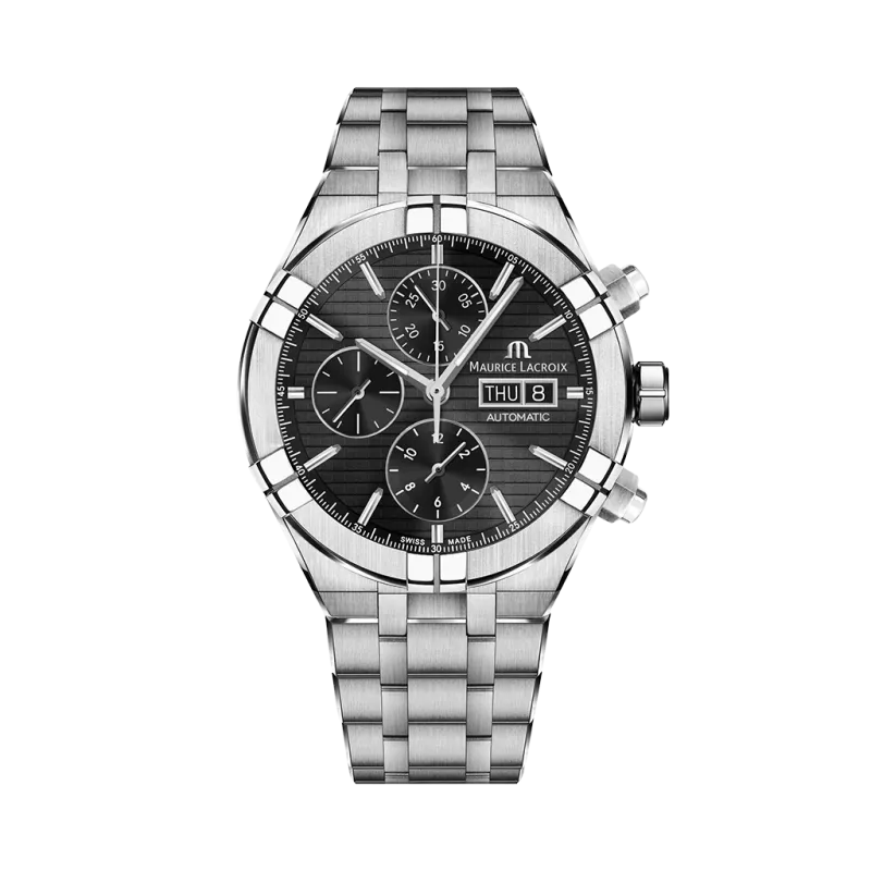Maurice Lacroix Aikon Chronograph - AI6038-SS002-330-1 - urmakerlarsen.no Maurice Lacroix Aikon Chronograph - AI6038-SS002-330-1 - urmakerlarsen.no