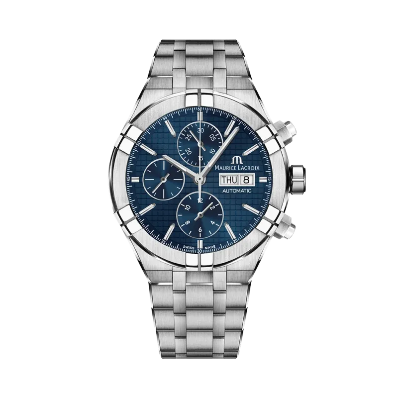 Maurice Lacroix Aikon Chronograph - AI6038-SS002-430-1 - urmakerlarsen.no Maurice Lacroix Aikon Chronograph - AI6038-SS002-430-1 - urmakerlarsen.no