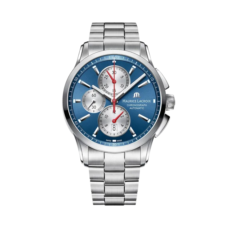 Maurice Lacroix Pontos Chronograph - PT6388-SS002-430-1- urmakerlarsen.no Maurice Lacroix Pontos Chronograph - PT6388-SS002-430-1- urmakerlarsen.no