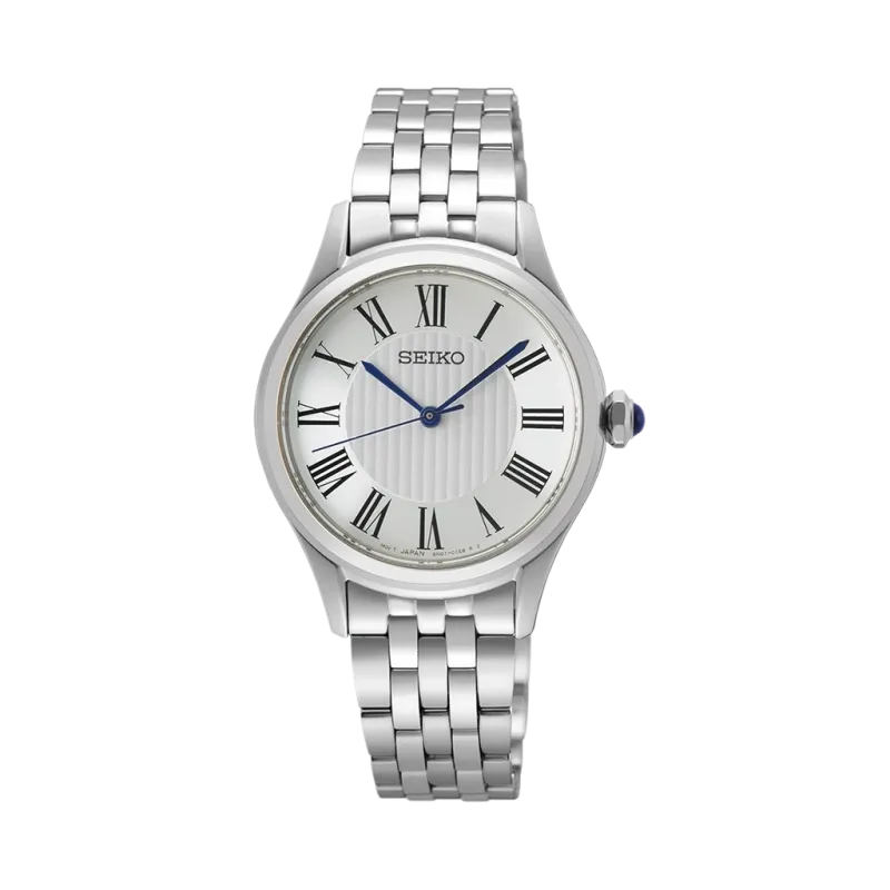 Seiko dameklokke SUR609P1 med quartzverk og stållenke Seiko dameklokke SUR609P1 med quartzverk og stållenke
