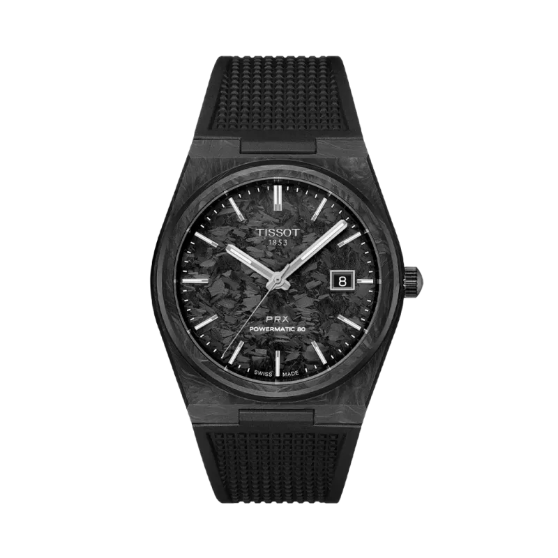 Tissot PRX Powermatic 80 Carbon - T137.907.97.201.00 - urmakerlarsen.no Tissot PRX Powermatic 80 Carbon - T137.907.97.201.00 - urmakerlarsen.no