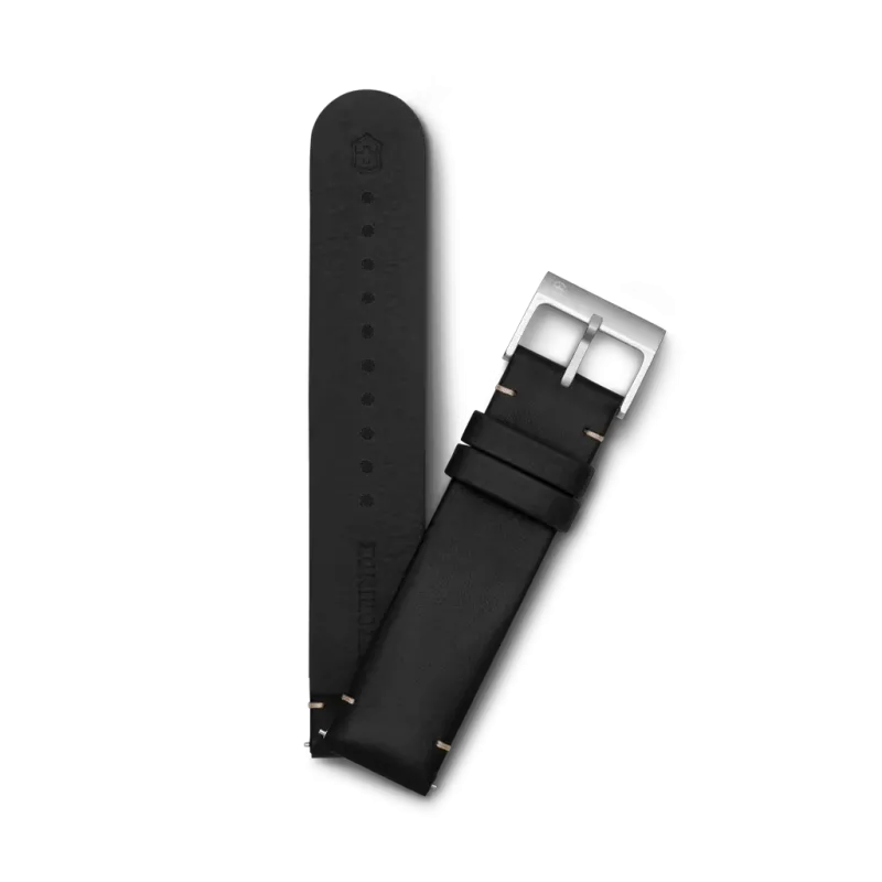 Victorinox skinnrem D1 V.60038 - 21 mm sort med C-spenne i stål.