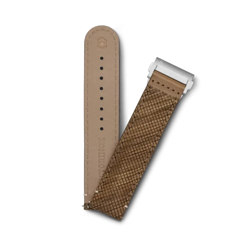 Victorinox woodrem D1-DC V.60039 - 21 mm i brunt tremateriale med foldelås i stål.