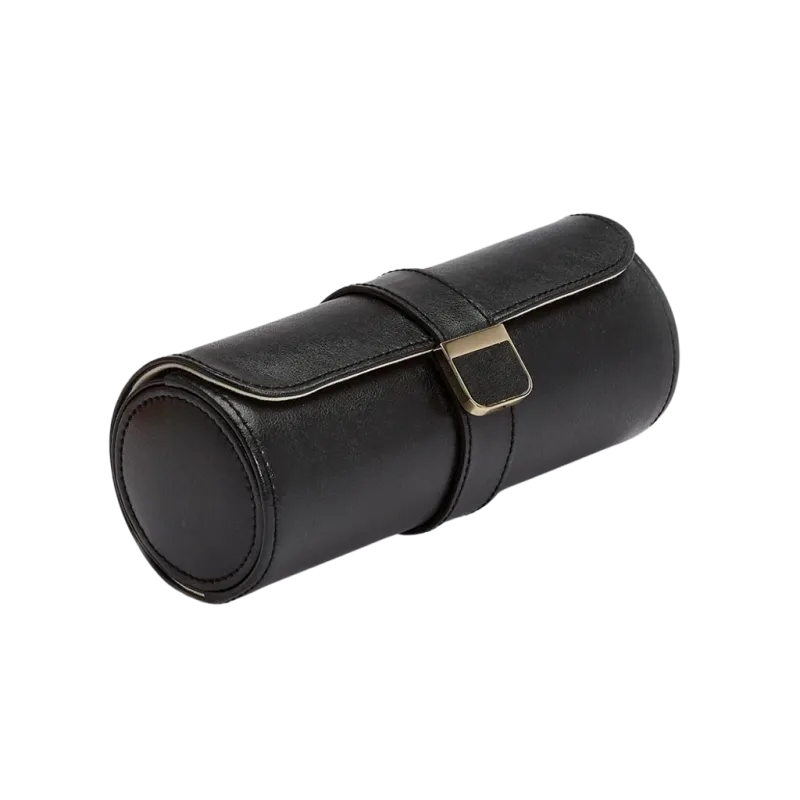 WOLF Palermo Double Watch Roll with Jewelry Pouch - 213902 - urmakerlarsen.no WOLF Palermo Double Watch Roll with Jewelry Pouch - 213902 - urmakerlarsen.no