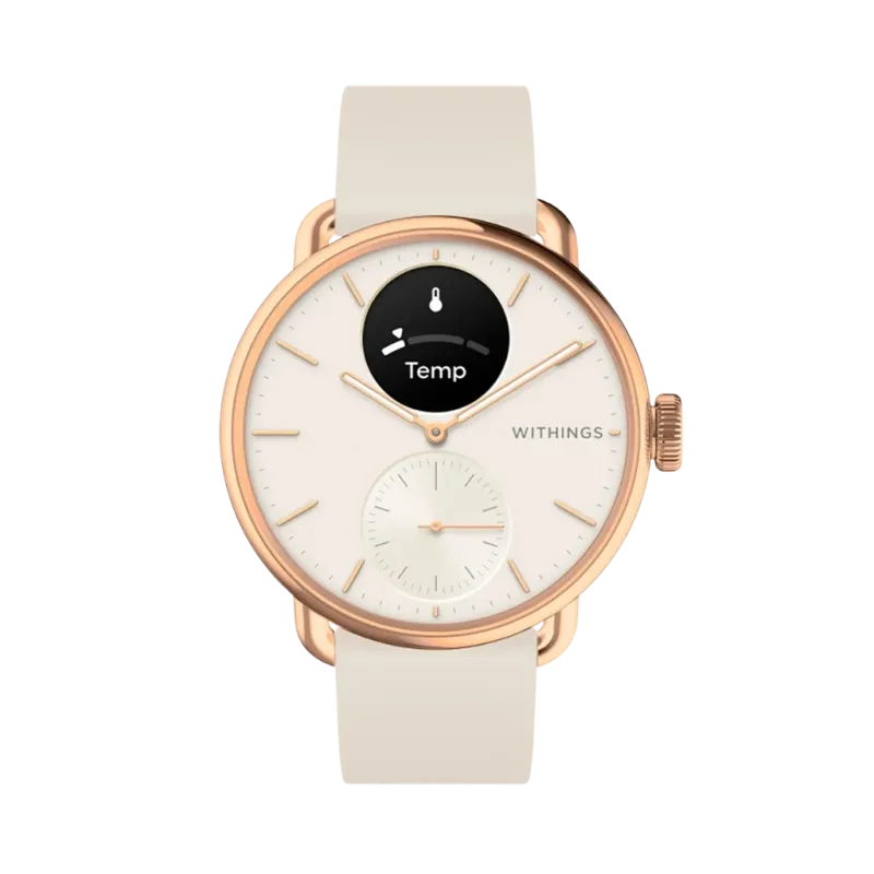 Withings Scanwatch 2 Rose Gold White - HWA10-MODEL 3-ALL - urmakerlarsen.no Withings Scanwatch 2 Rose Gold White - HWA10-MODEL 3-ALL - urmakerlarsen.no