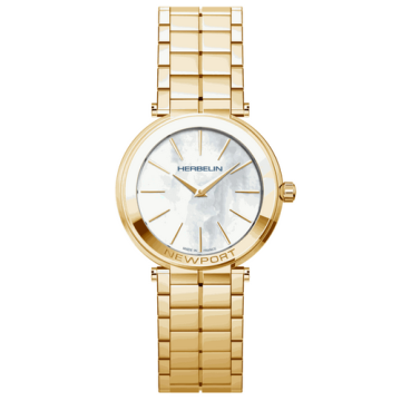 Herbelin Newport Slim Quartz 32 mm - 16922/BP19 - Urmakerlarsen.no