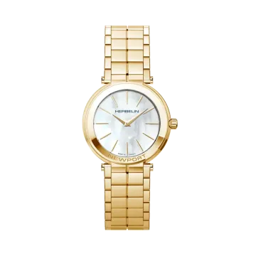 Herbelin Newport Slim Quartz 32 mm - 16922/BP19 - Urmakerlarsen.no